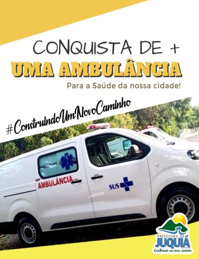 Prefeitura de Juquiá Adquire Ambulância para o Novo Pronto Socorro Municipal