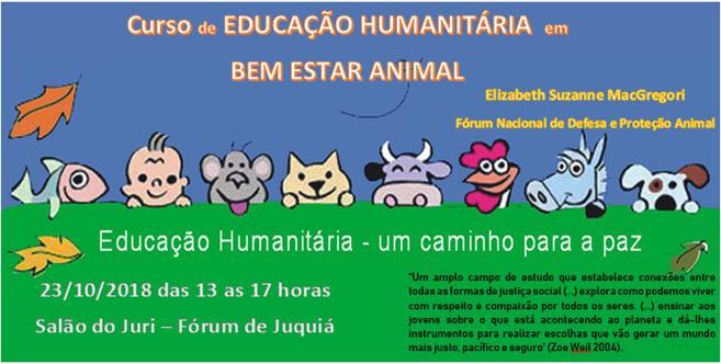 Curso de Educação Humanitária em Bem-Estar Animal
