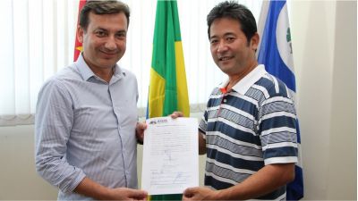 Vice-prefeito Gilberto Matsusue assume interinamente o cargo de prefeito do município de Juquiá
