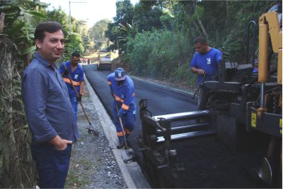 Prefeitura de juquiá realiza programa mais asfalto na Vila Pedreira