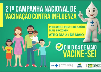 Juquiá inicia Campanha de Vacinação contra a influenza