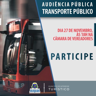 Audiência Pública Referente ao Transporte Público