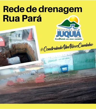 Prefeitura Realiza Obra na Rede de Drenagem da Rua Pará
