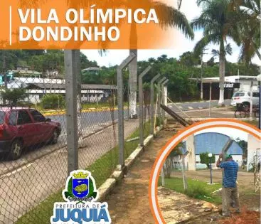 Prefeitura Finaliza Manutenção do Alambrado da Vila Olímpica