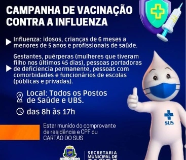 Imagem Campanha de Vacinação Contra a Influenza