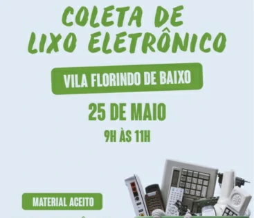 Imagem Coleta de Lixo Eletrônico - Vila Florindo de Baixo